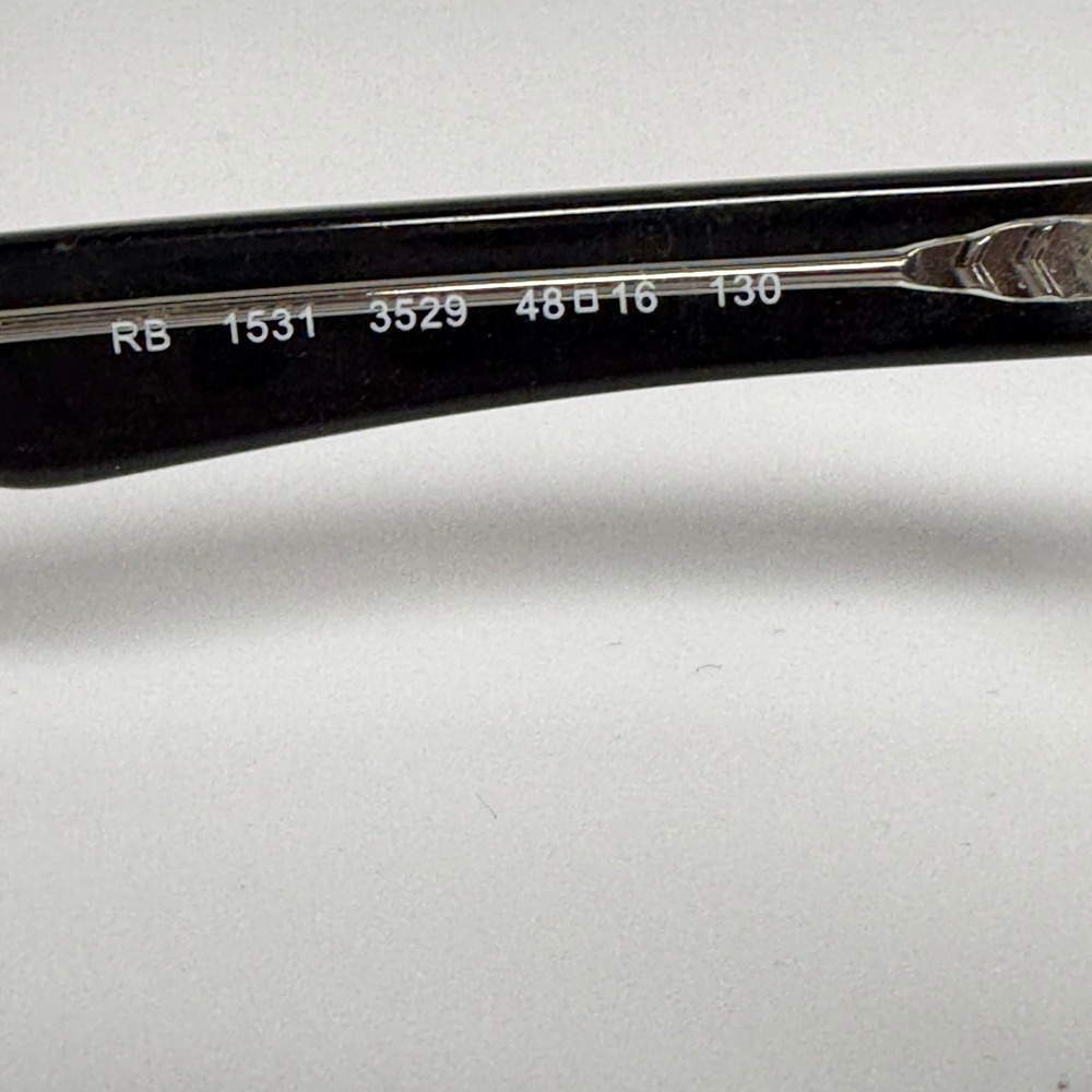 Ray-Ban RB 1531 3529 Black Eyeglasses Frames 48-16-130 Kids Junior 21799 - Picture 5 of 7